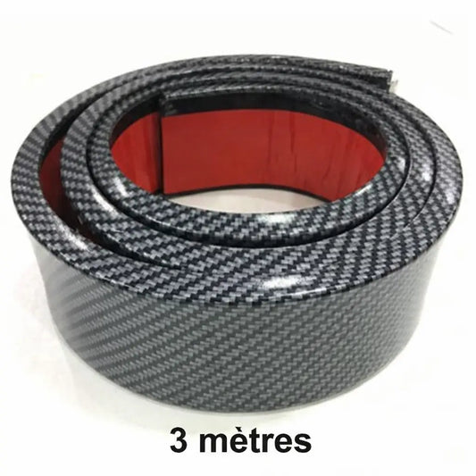 واقيات رفارف السيارة بنقشة ألياف الكربون – طول 3 متر